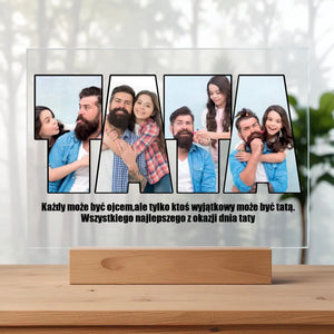 Tata #2 - Szklo akrylowe, prezent dla taty