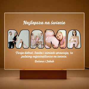 Mama (4 zdjęć) - Szklo akrylowe, prezent dla mamy