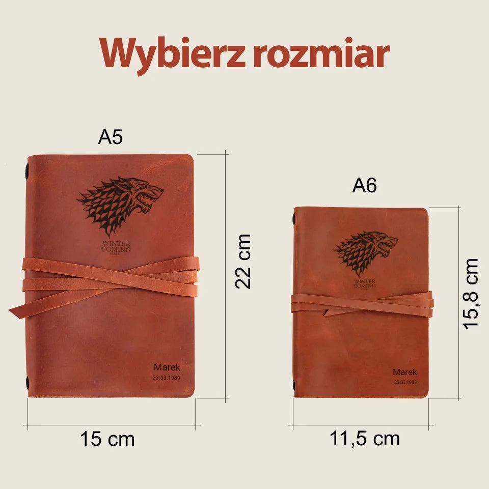 Notatnik z domami z Gry o Tron - najlepszy prezent dla mężczyzn i kobiet
