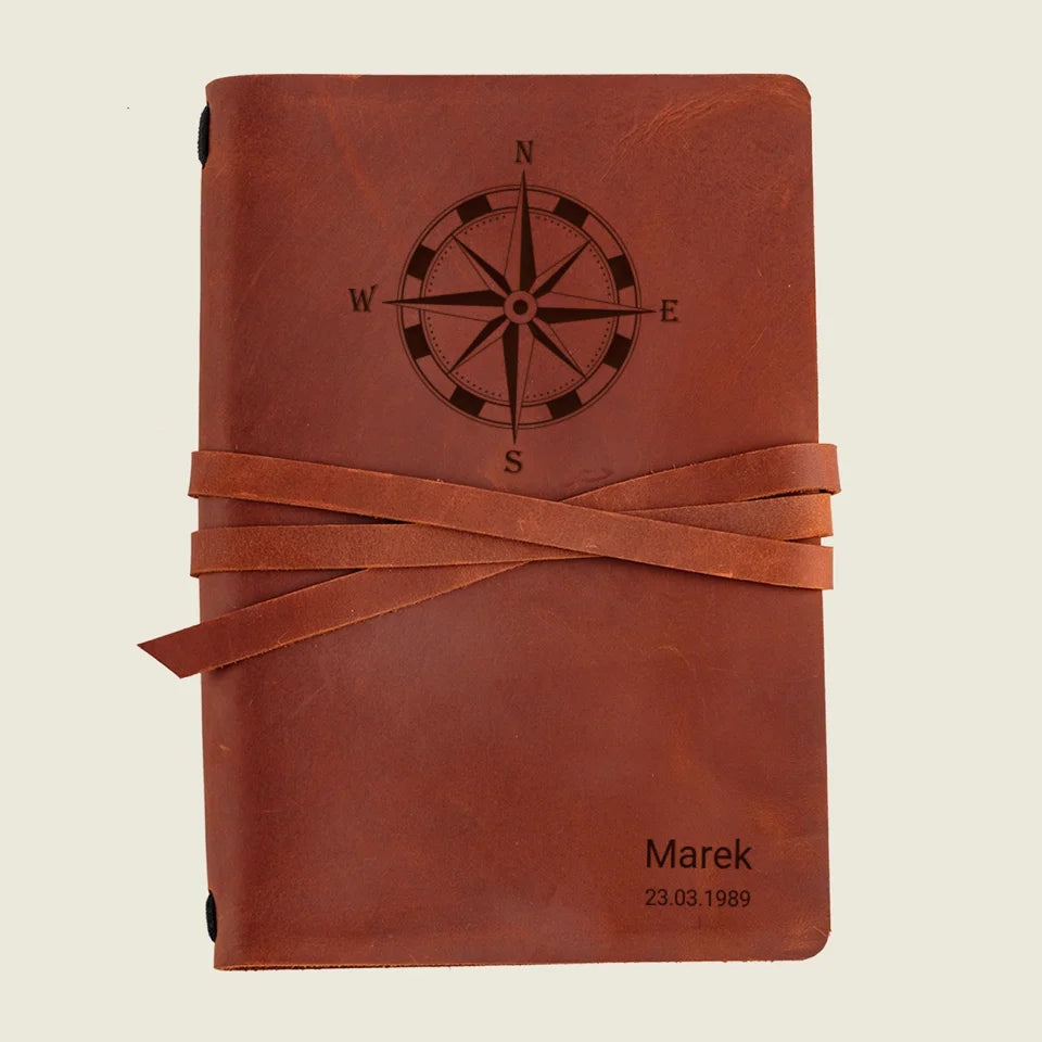 Notatnik dla podróżników (Kompas) - najlepszy prezent dla mężczyzn i kobiet