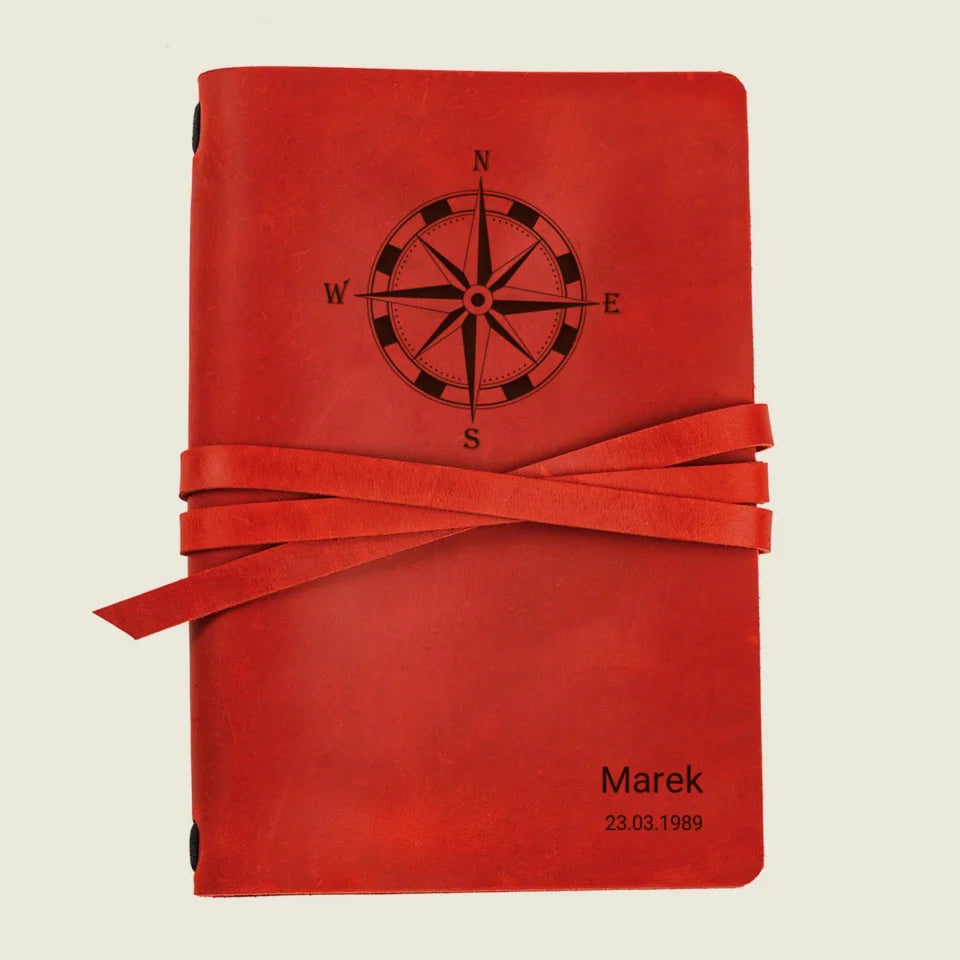 Notatnik dla podróżników (Kompas) - najlepszy prezent dla mężczyzn i kobiet