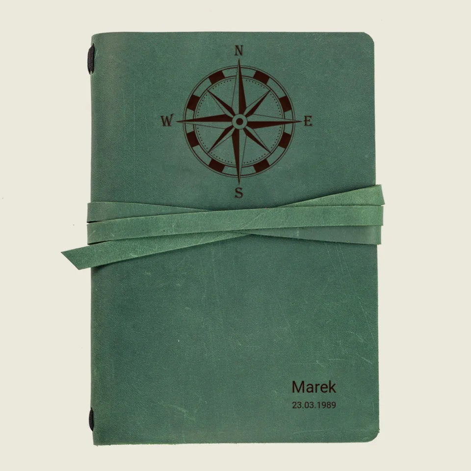 Notatnik dla podróżników (Kompas) - najlepszy prezent dla mężczyzn i kobiet