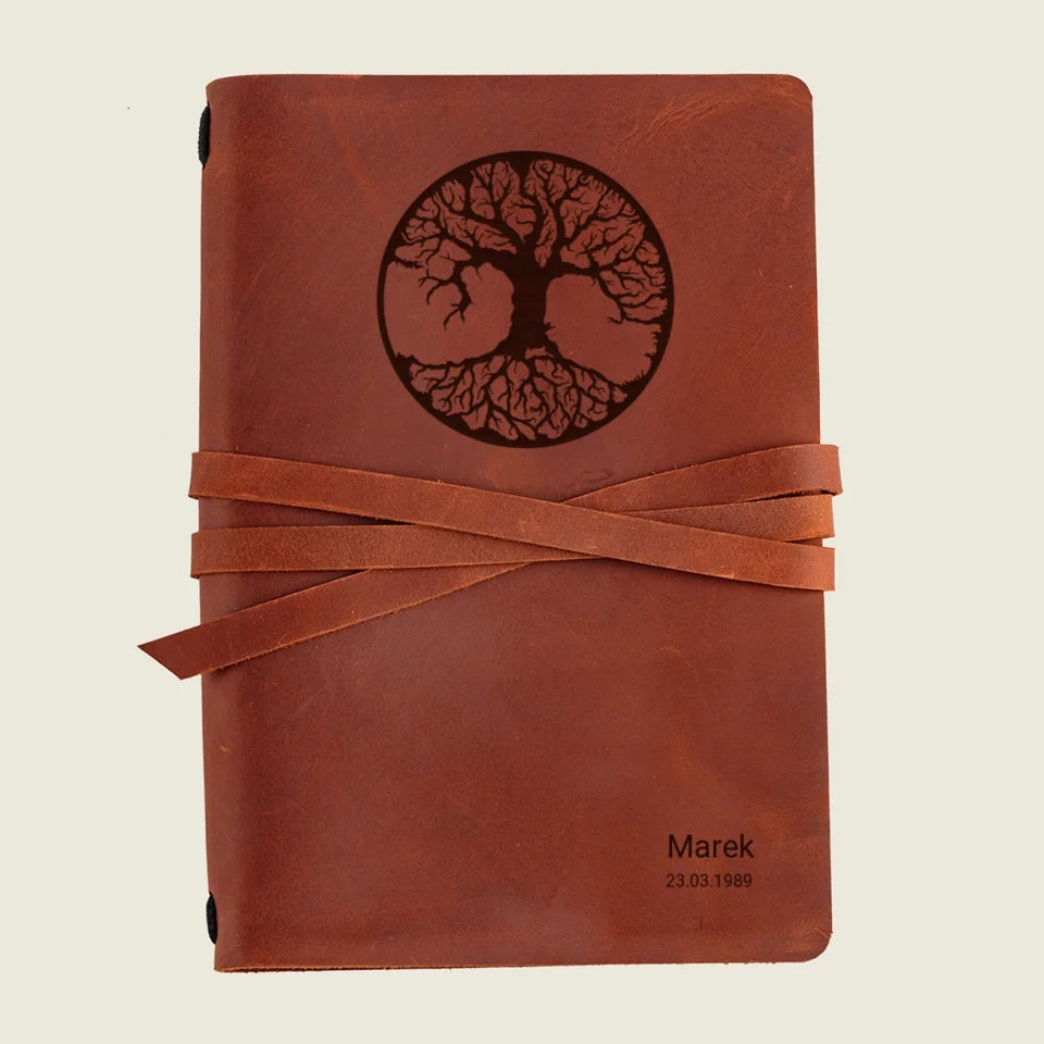 Notatnik dla podróżników (Drzewo życia) - najlepszy prezent dla mężczyzn i kobiet