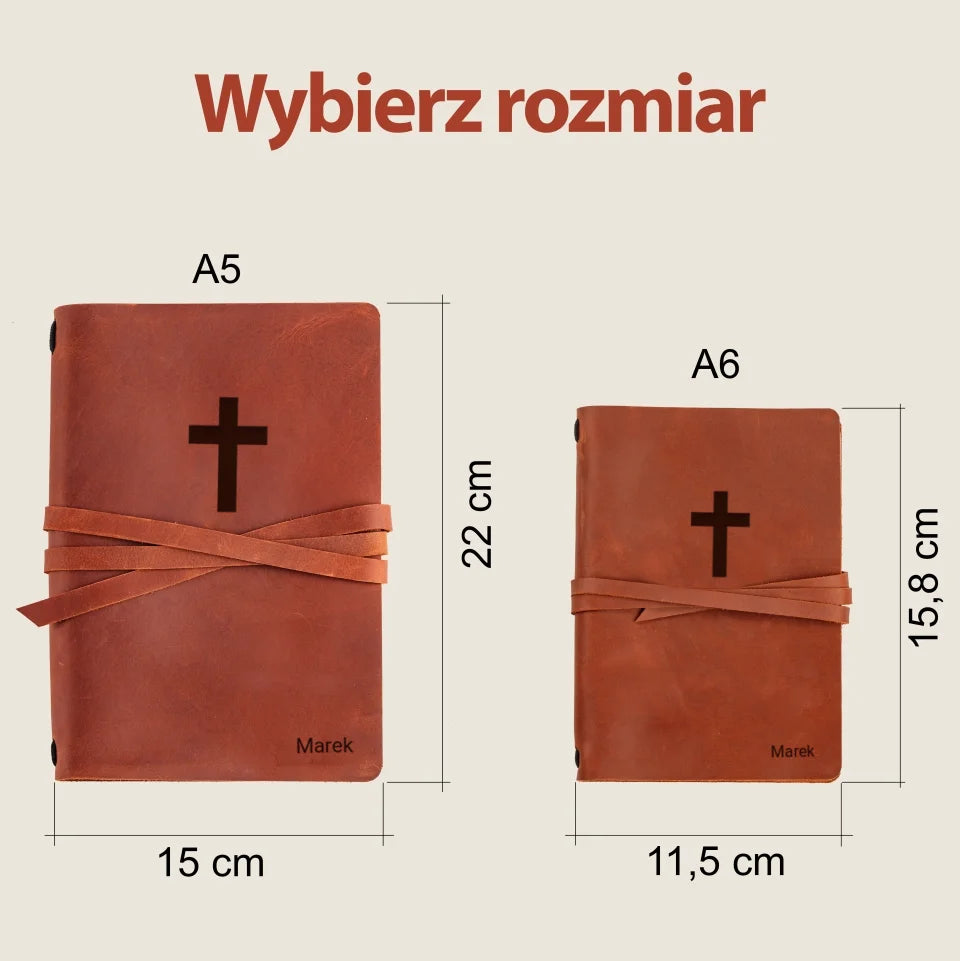 Notatnik (Krzyż katolicki) - najlepszy prezent dla wierzących