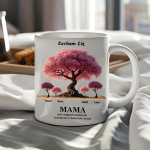 MOM is the most beautiful flower in the bouquet of life - Mug, a gift for mom