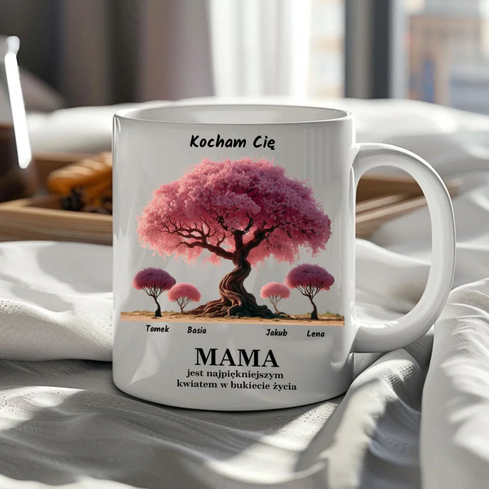 MOM is the most beautiful flower in the bouquet of life - Mug, a gift for mom
