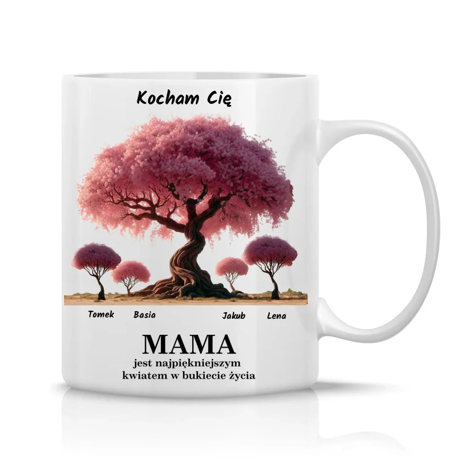 MOM is the most beautiful flower in the bouquet of life - Mug, a gift for mom