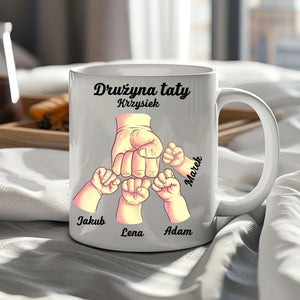 Drużyna taty - Kubek, prezent dla taty