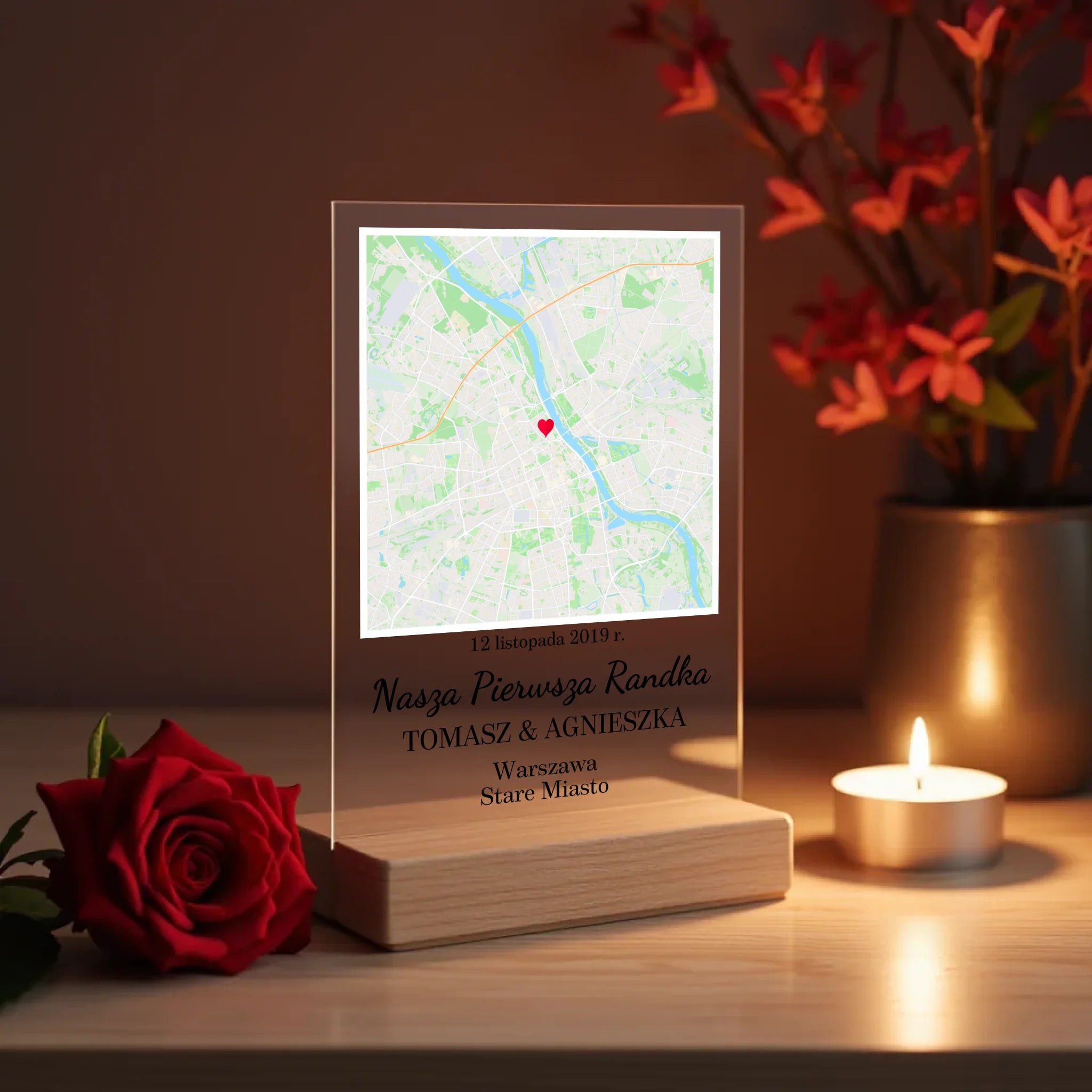 a_realistic_mockup_of_a_transparent_thin_acrylic_sign_standing_upright_on_a_polished_wooden_base_fu_uzmk1547baqpm8howjkk_0