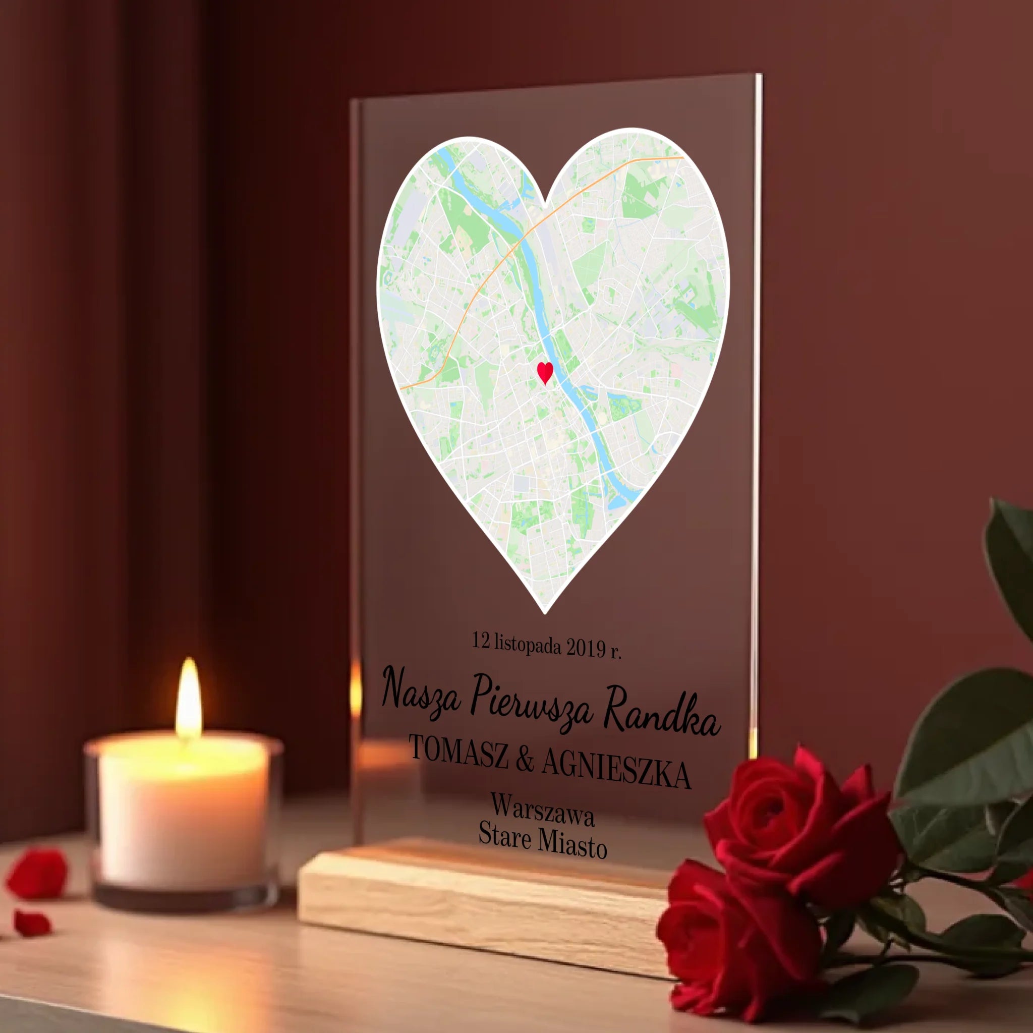 a_realistic_mockup_of_a_transparent_thin_acrylic_sign_standing_upright_on_a_polished_wooden_base_fu_7m94nwe4rfcoda6vb2np_0