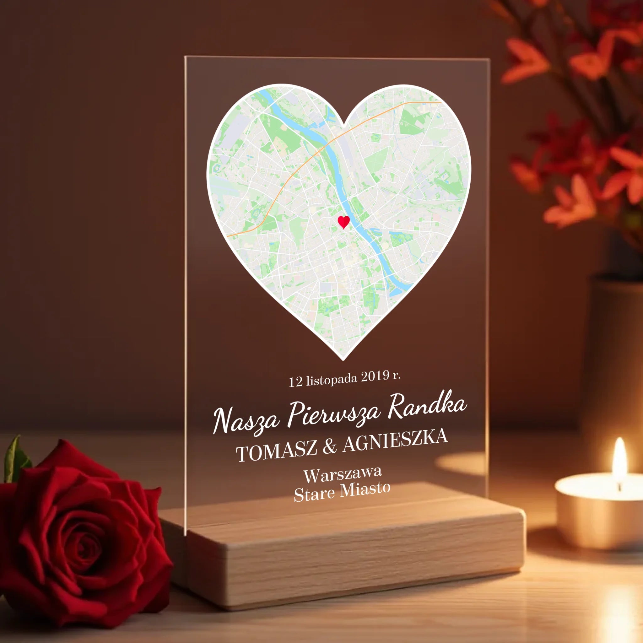 a_realistic_mockup_of_a_transparent_thin_acrylic_sign_standing_upright_on_a_polished_wooden_base_fu_uzmk1547baqpm8howjkk_0