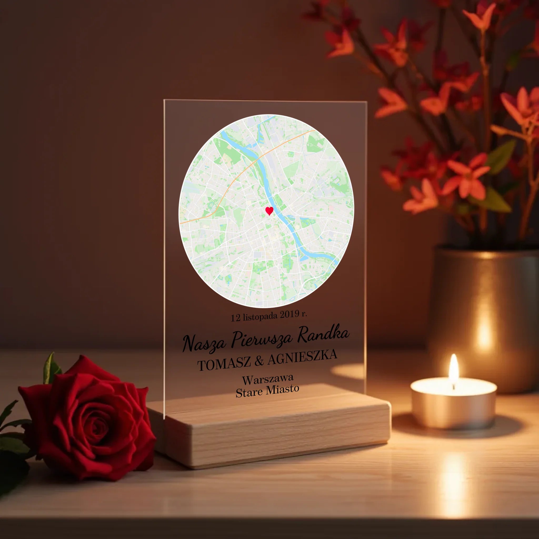 a_realistic_mockup_of_a_transparent_thin_acrylic_sign_standing_upright_on_a_polished_wooden_base_fu_uzmk1547baqpm8howjkk_0