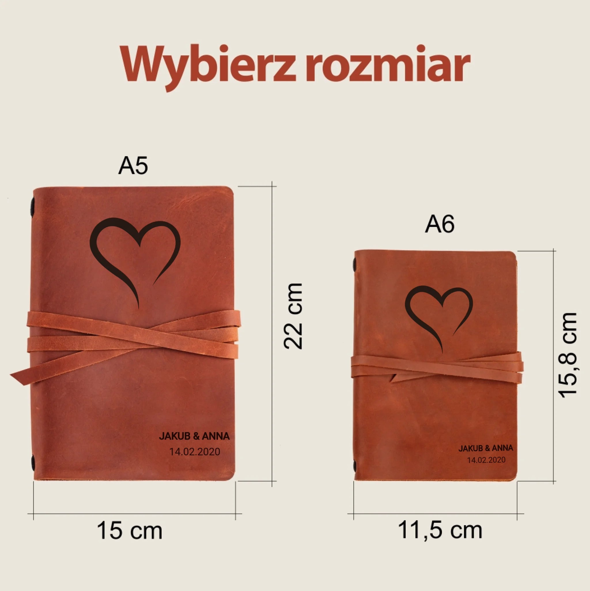 Notatnik (Serce) - najlepszy prezent dla pary