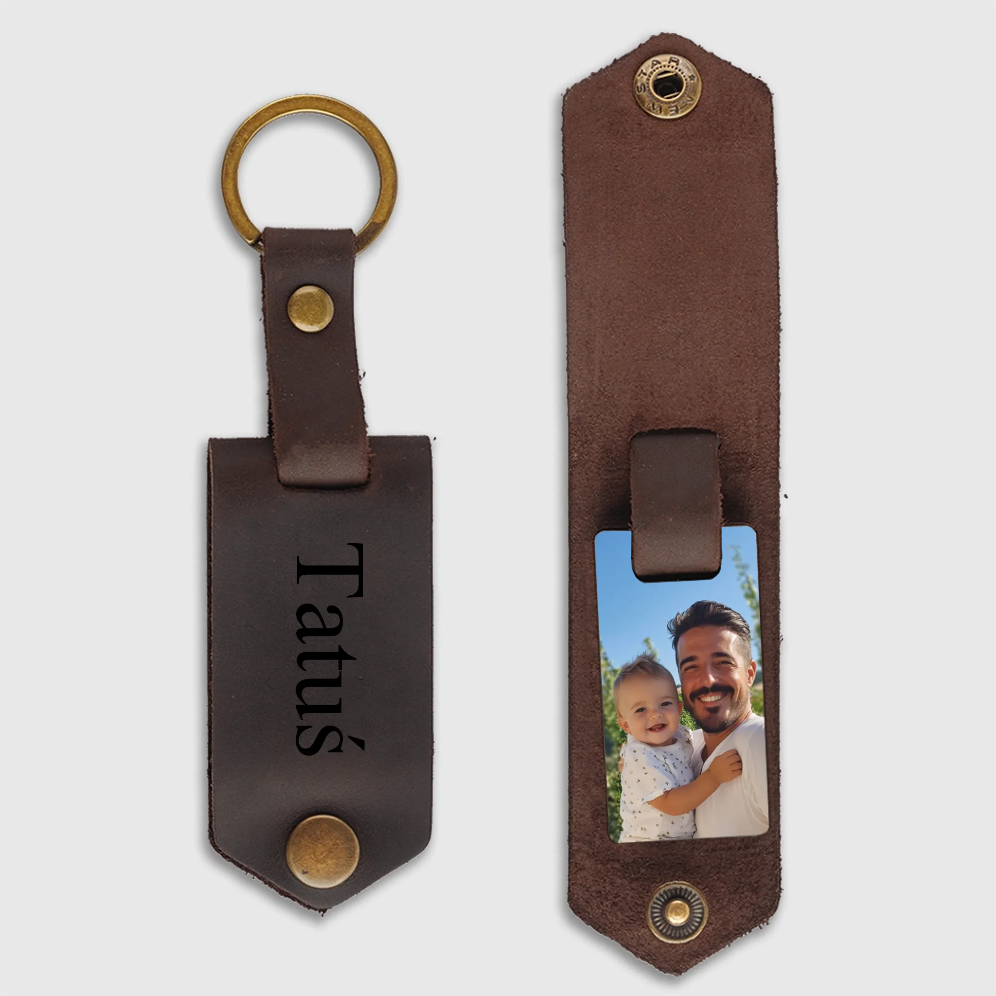 KEYCHAINS-2S-BROWN