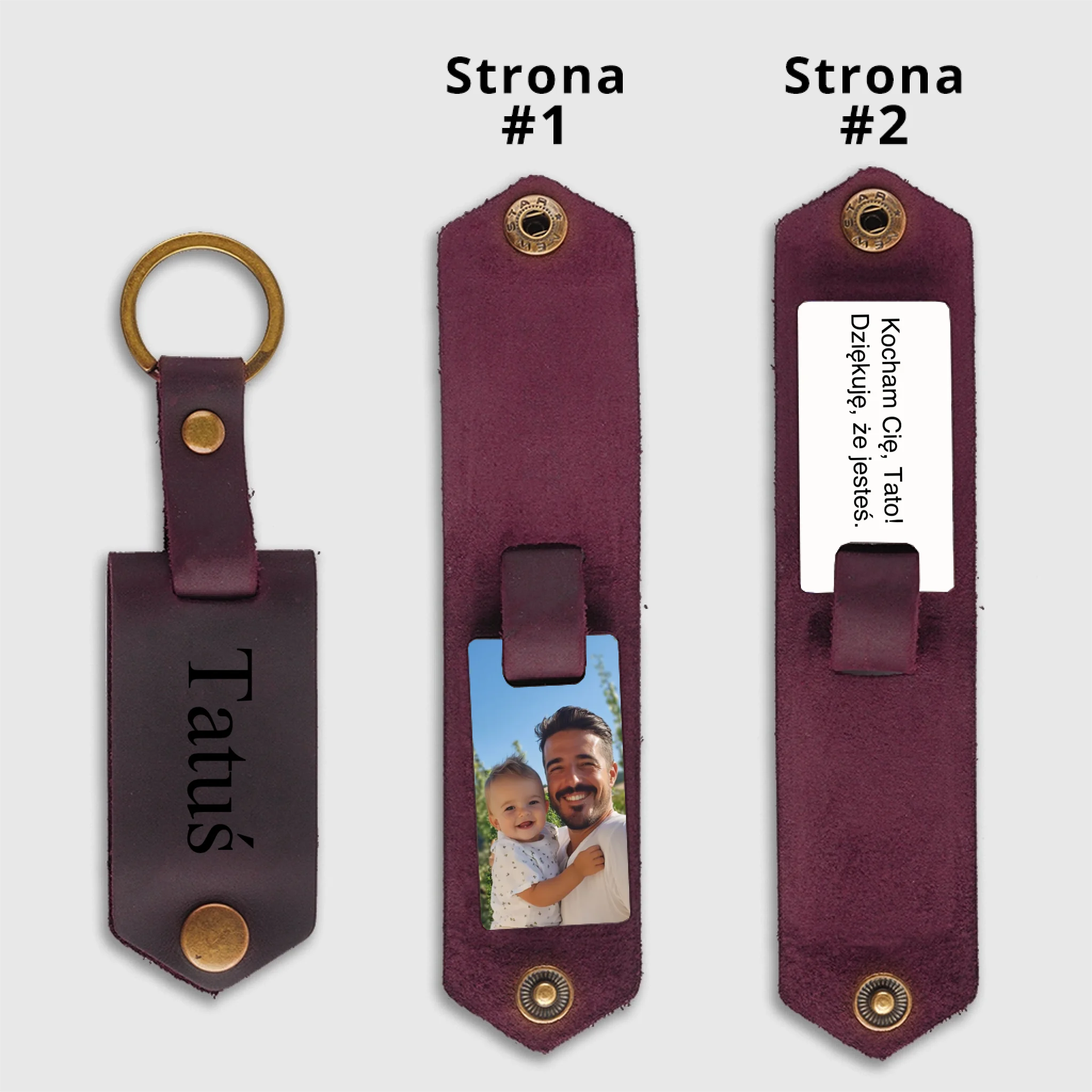 KEYCHAINS-2S-BROWN