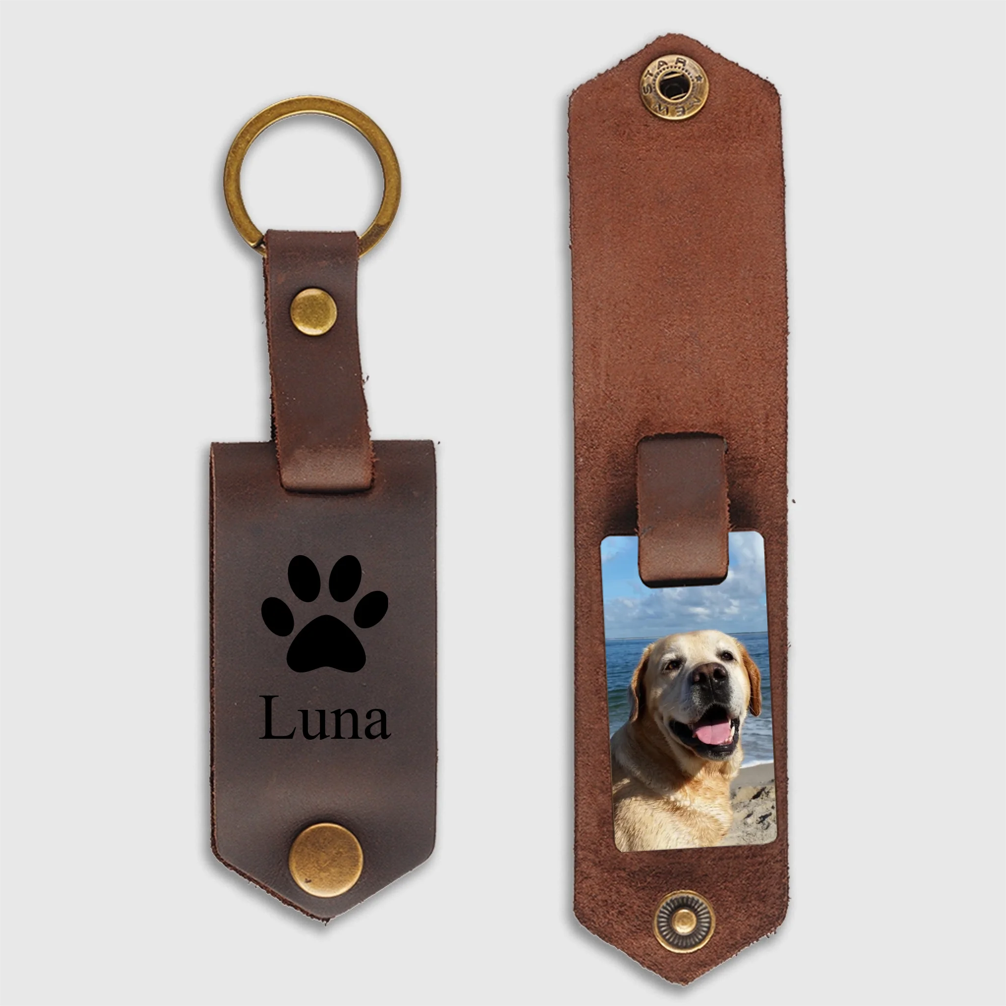 KEYCHAINS-2S-BROWN