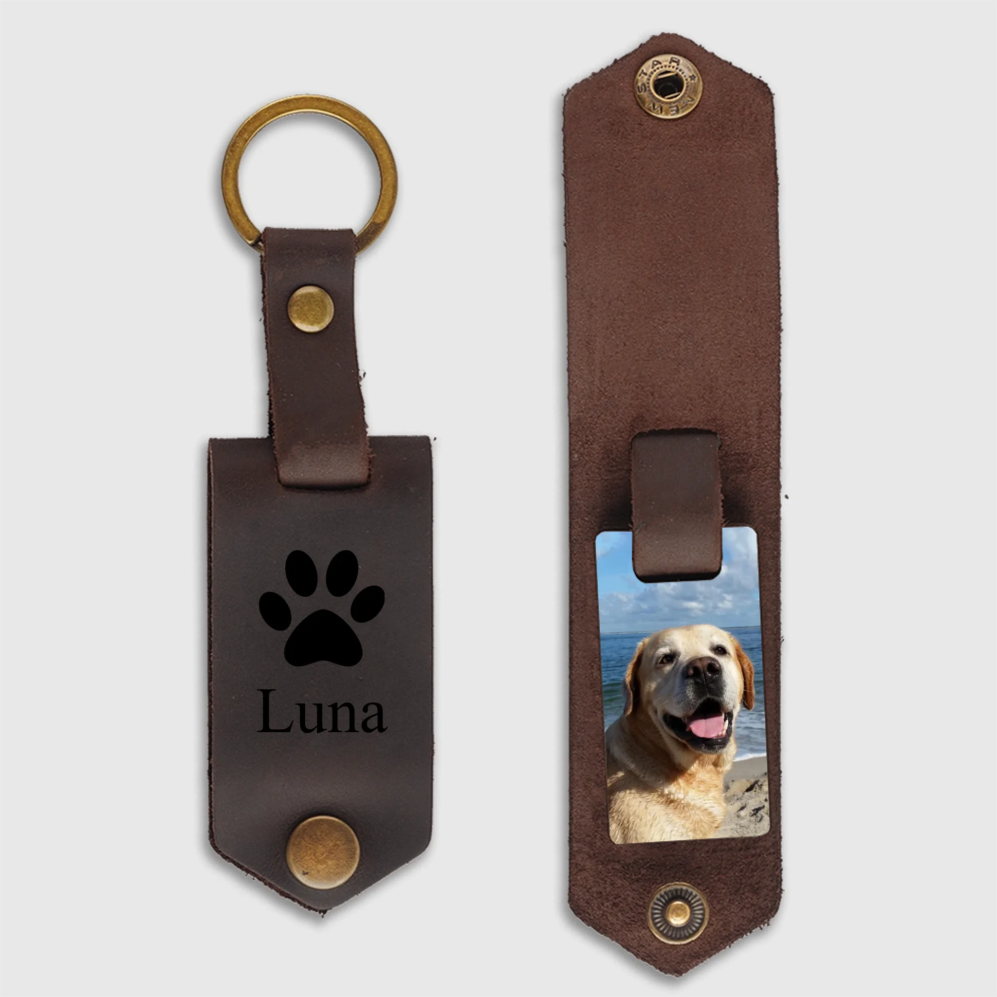 KEYCHAINS-2S-BROWN