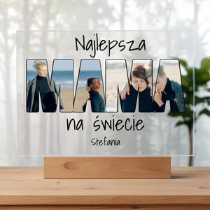 Mama (2 zdjęć) - Szklo akrylowe, prezent dla mamy