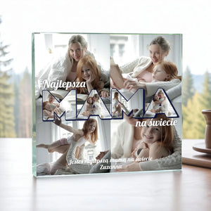 Mom (8 photos) - Acrylic square, a gift for mom 