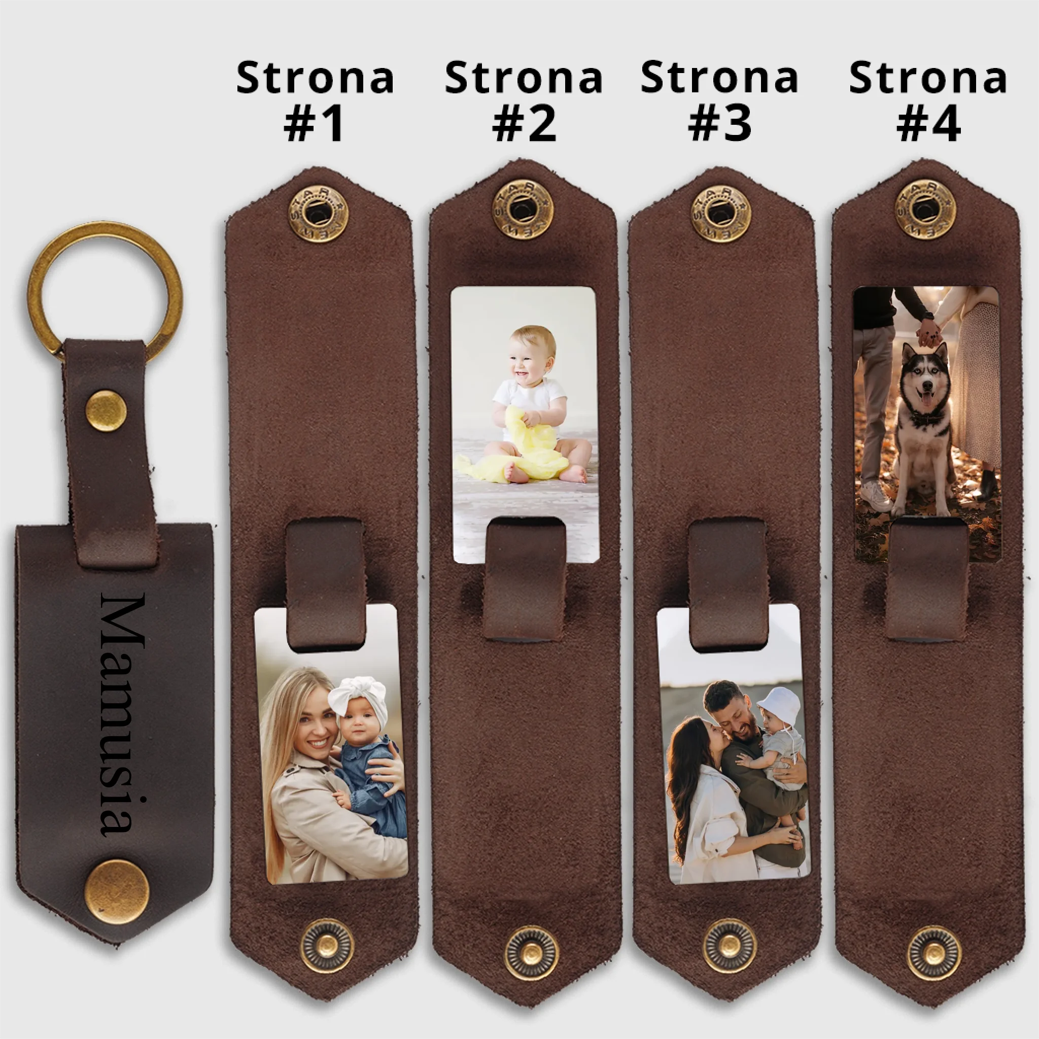 KEYCHAINS-2S-BROWN