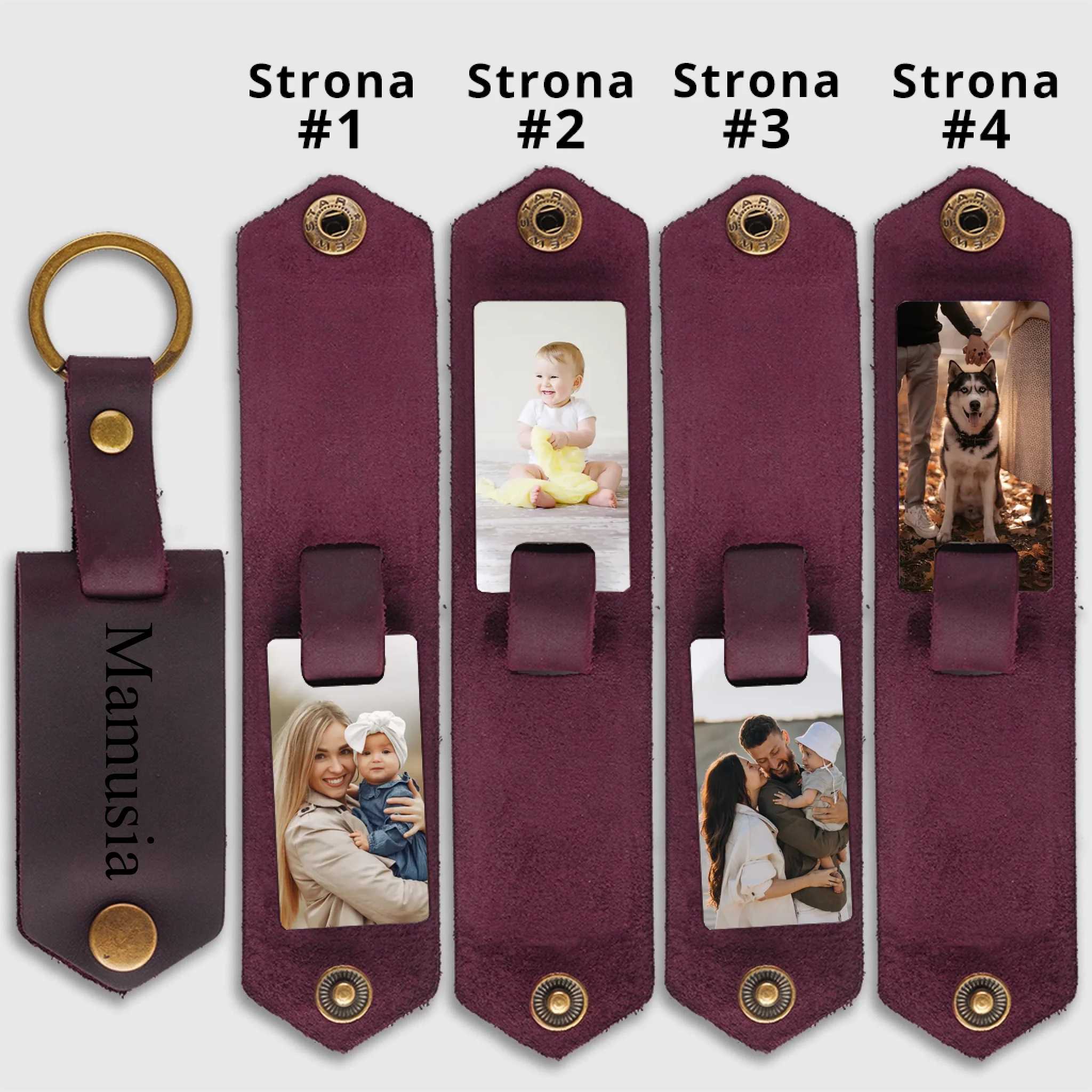 KEYCHAINS-2S-BROWN