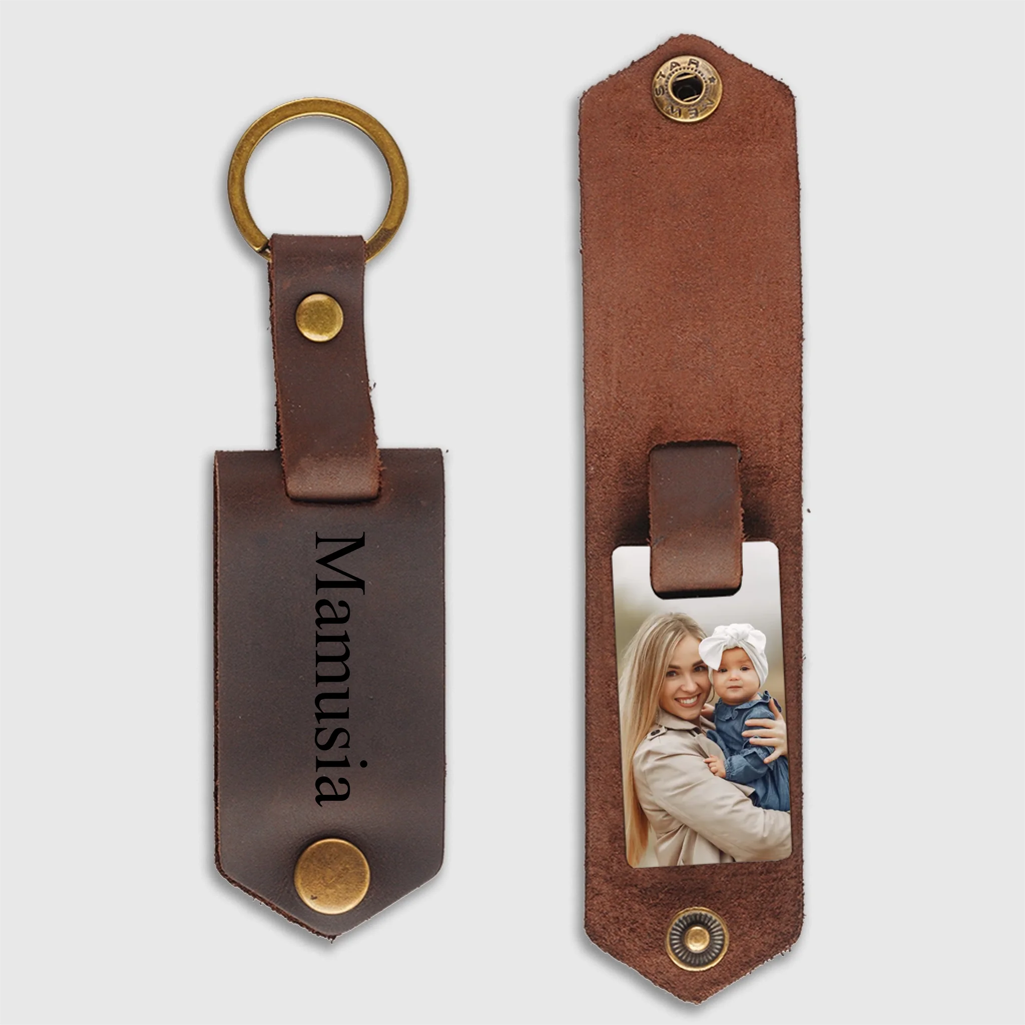KEYCHAINS-2S-BROWN