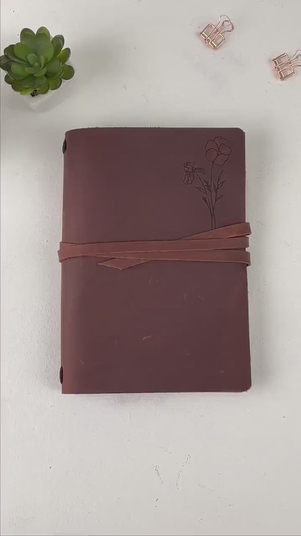 Personalized Monogrammed Notebook for Mom - Custom Sketchbook and Writing Journal for Women Perfect Gift for Mother